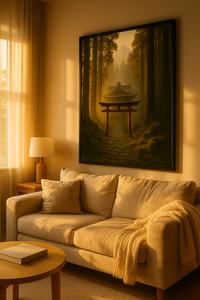 Shinto Shrine Misty Mountain