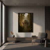 Shinto Shrine Misty Mountain