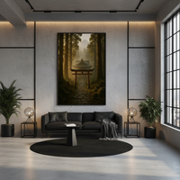 Shinto Shrine Misty Mountain