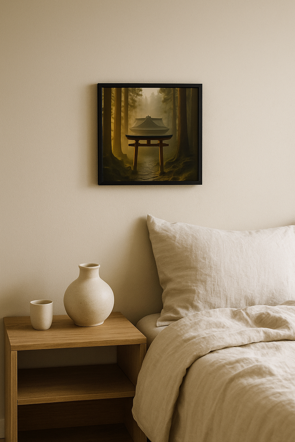 Shinto Shrine Misty Mountain