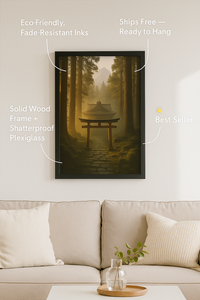 Shinto Shrine Misty Mountain