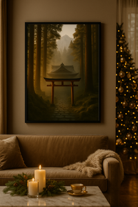 Shinto Shrine Misty Mountain