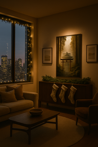 Shinto Shrine Misty Mountain