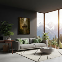 Shinto Shrine Misty Mountain